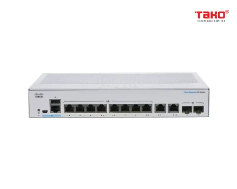 Cisco Business CBS250-8T-E-2G managed Switch L2/L3 08 Cổng Ethernet 1