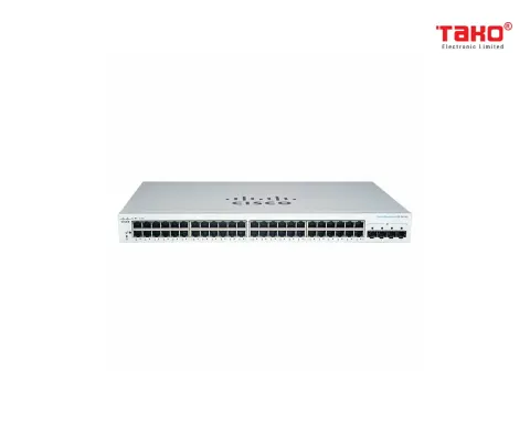 Cisco CBS220-48T-4G 48 port 10/100/1000 Mbps Layer 2 manageable web switch + 4 x 1 Gbps SFP slots 1