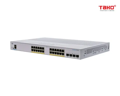 Cisco CBS350-24S-4G 24 port 10/100/1000 Mbps Layer 3 manageable web switch + 2 x 1 GbE copper / SFP combo ports + 2 x SFP slots 2