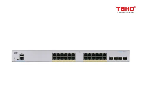 Cisco CBS350-24S-4G 24 port 10/100/1000 Mbps Layer 3 manageable web switch + 2 x 1 GbE copper / SFP combo ports + 2 x SFP slots 3