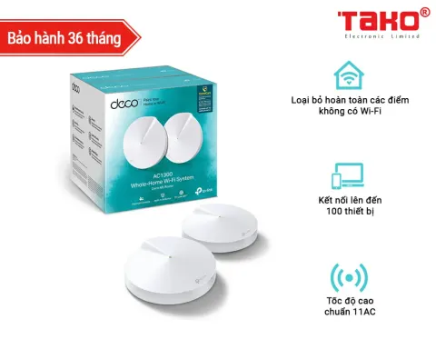 Deco M5 Hệ thống Wi-Fi Mesh cho Gia đình AC1300 (2-pack) 1