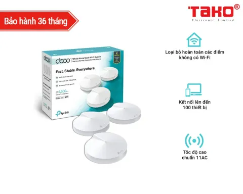 Deco M5 Hệ thống Wi-Fi Mesh cho Gia đình AC1300 (3-pack) 1