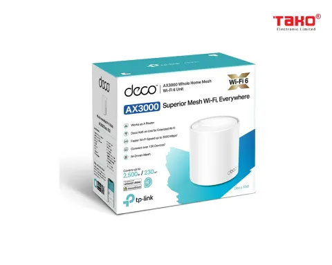 Deco X50(1-pack) Hệ thống Wi-Fi Mesh cho Gia đình AX3000 4