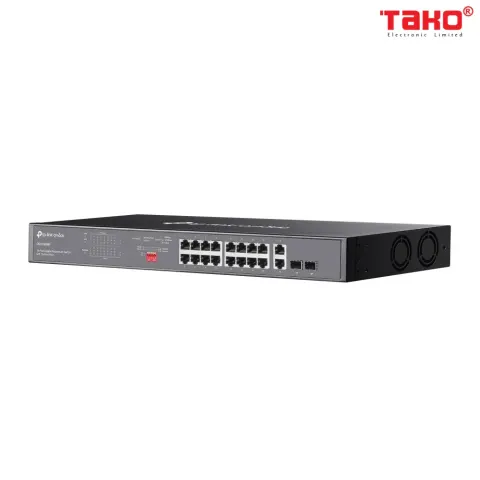 DS1018GMP Omada 18-Port Gigabit Unmanaged Rackmount Switch with 16-Port PoE+ 3