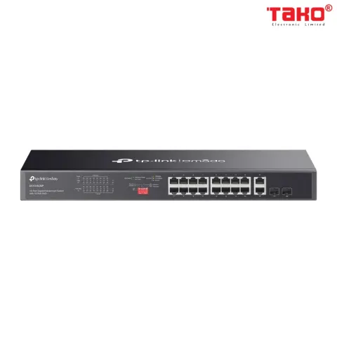 DS1018GMP Omada 18-Port Gigabit Unmanaged Rackmount Switch with 16-Port PoE+ 5