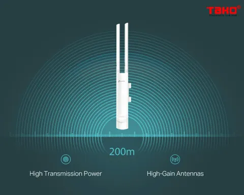EAP110-Outdoor Access Point Chuẩn N không dây ngoài trời Tốc độ 300Mbps 4