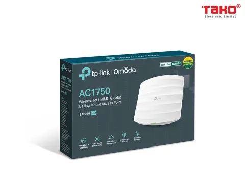 EAP265 HD Điểm truy cập gắn trần MU-MIMO Gigabit không dây AC1750 8