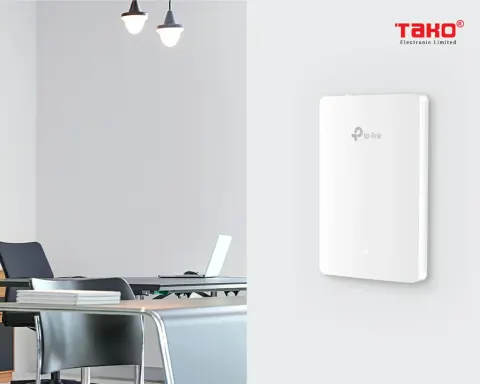EAP615-Wall Điểm truy cập gắn tường không dây MU-MIMO Gigabit Omada AX1800 5
