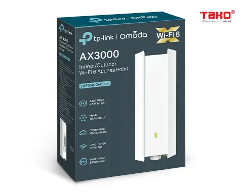 EAP650-Outdoor Access Point Trong Nhà/ Ngoài Trời WiFi 6 AX3000 6