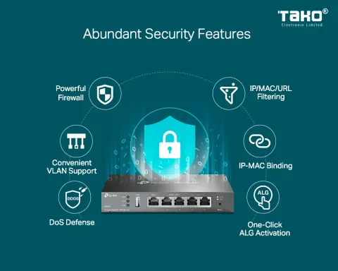 ER605 Bộ định tuyến VPN Omada Gigabit 8