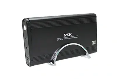 SHE056 SSK HDD BOX 3.5” SATA VỎ NHÔM – có giá đỡ