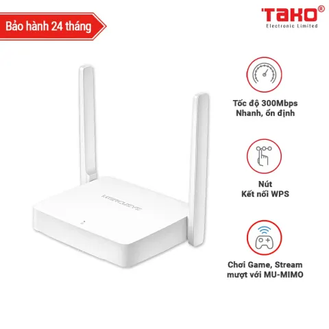 MW301R Router Wi-Fi Chuẩn N Tốc độ 300Mbps