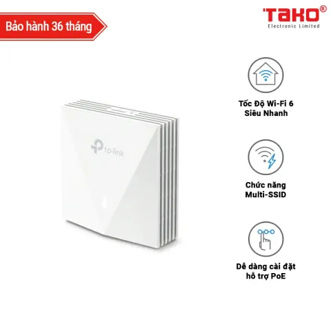 EAP650-Wall Điểm truy cập gắn tường không dây Wifi 6 AX3000