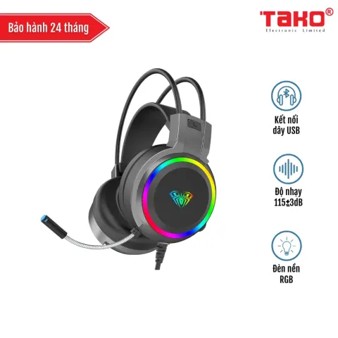 AULA S608 TAI NGHE GAMING CÓ DÂY