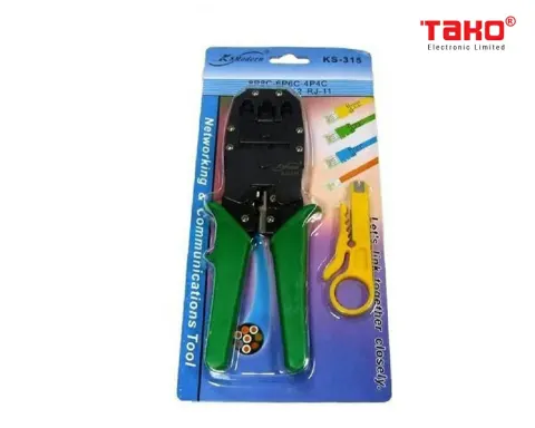 KS-315 Kìm bấm mạng 3 tác dụng RJ11/12/45 5