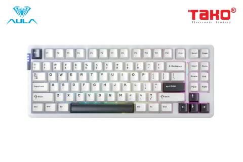 LEOBOG Hi86 BÀN PHÍM CƠ GAMING 3 MODE (Phiên bản màu Trắng đen/ Nimbus V3 switch) 1