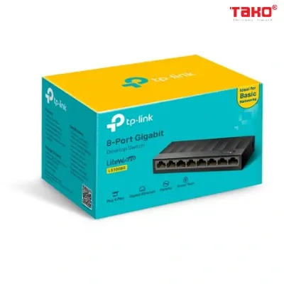 LS1008G Switch Để Bàn 8 cổng 10/100 / 1000Mbps 4
