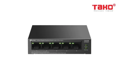 LS105GP Switch máy tính để bàn 5 cổng Gigabit với 4 cổng PoE+ 4