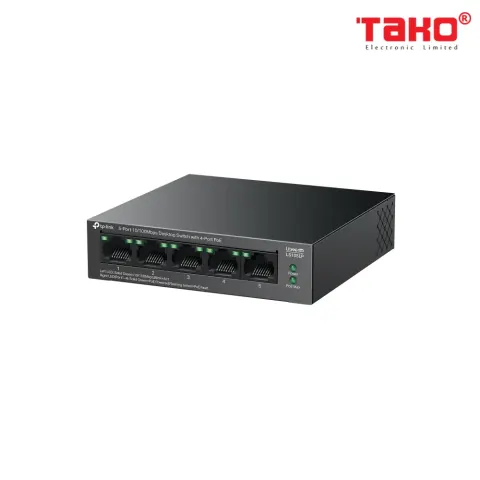 LS105LP Switch Để Bàn 5 Cổng 10/100Mbps với 4 Cổng PoE 1