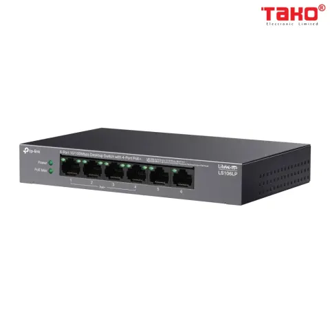 LS106LP V2 Switch Để Bàn 6 Cổng 10/100Mbps với 4 Cổng PoE 3