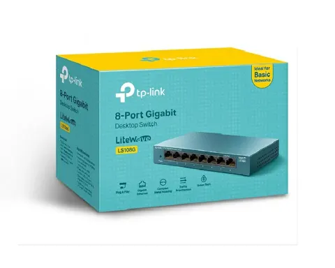 LS108G Bộ Chia Tín Hiệu Để Bàn 8 cổng 10/100/1000Mbps 6