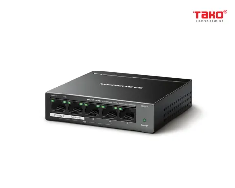 MS105GP 5-Port Gigabit Desktop Switch with 4-Port PoE+ 2