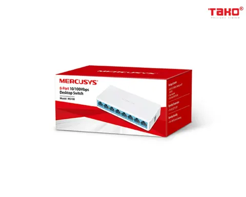 MS108 Switch Desktop 8 cổng 10/100Mbps 1