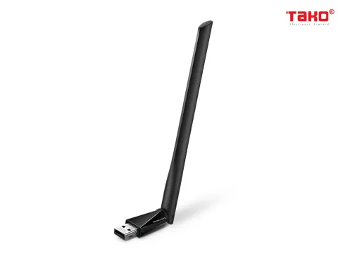 MU6H Bộ Chuyển Đổi USB Wi-Fi Băng Tần Kép Độ Lợi Cao AC650 1