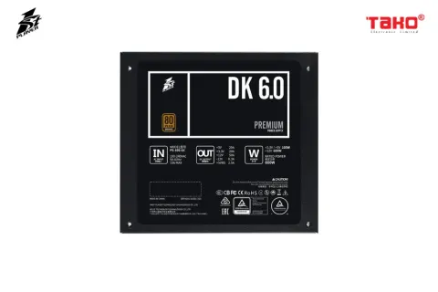 NGUỒN MÁY TÍNH FIRST PLAYER (1STPLAYER) DKPM-BRZ-600 600W ĐEN (80 PLUS BRONZE) 5