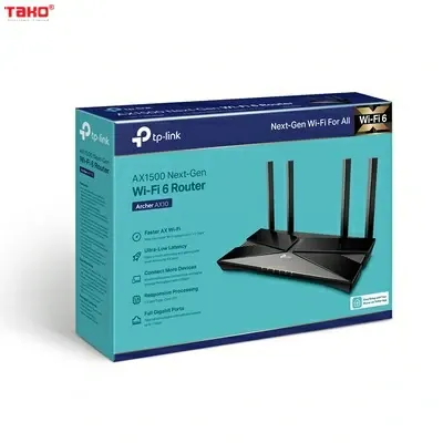 ROUTER WI-FI 6 BĂNG TẦN KÉP TP-LINK ARCHER AX10 1.5 Gbps 7