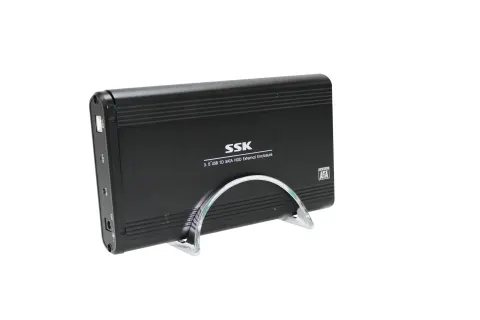 SSK HDD BOX 3.5” SATA VỎ NHÔM - có giá đỡ 1