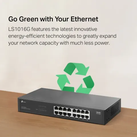Switch 16 Cổng Gigabit Để Bàn / Gắn Rack 1