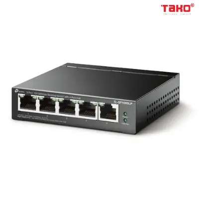 Switch Để Bàn 5 Cổng 10/100Mbps với 4 Cổng PoE 2