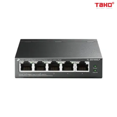 Switch Để Bàn 5 Cổng Gigabit với 4 Cổng PoE+ TL-SG1005LP 1