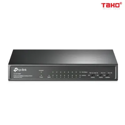 Switch Để Bàn 9 Cổng 10/100Mbps với 8 Cổng PoE+ 2