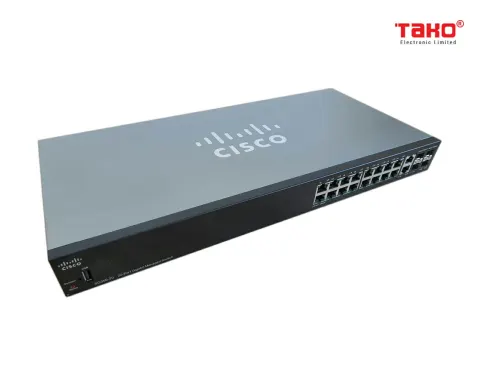 Switch quản lý Cisco SG350-20 với 20 cổng Gigabit Ethernet (GbE) với 16 cổng Gigabit Ethernet RJ45 cộng với combo 2 Gigabit SFP 2