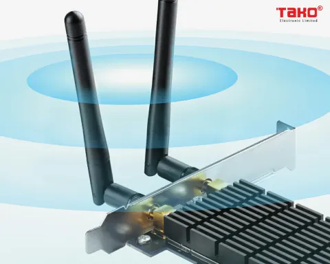 T6E Bộ chuyển đổi PCI Express băng tần kép Wi-Fi AC1300 4