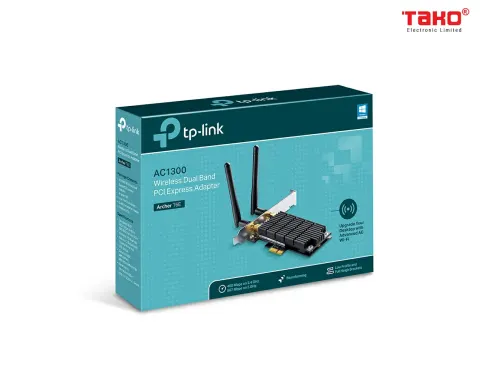 T6E Bộ chuyển đổi PCI Express băng tần kép Wi-Fi AC1300 6