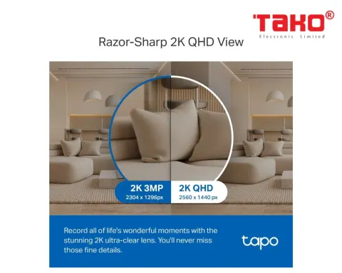 Tapo C220 Camera AI WiFi An Ninh Gia Đình Quay/Quét 7