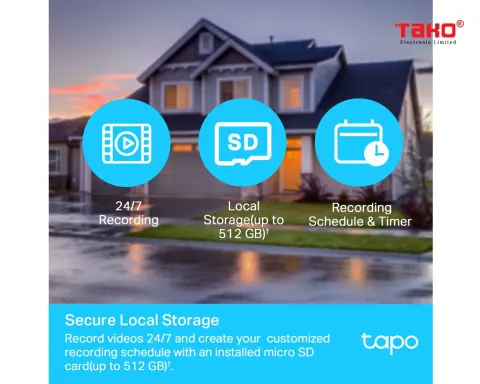 Tapo C500 Camera Wi-Fi An Ninh Quay/Quét Ngoài Trời 8