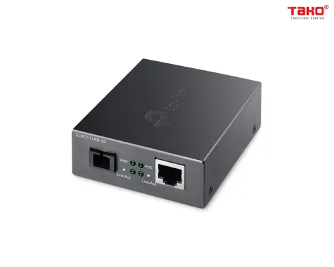 TL-FC111PB-20 10/100Mbps WDM Media Converter với 1-Port PoE 1