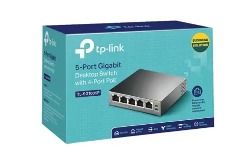 TL-SG1005P BỘ CHIA TÍN HIỆU 5 CỔNG GIGABIT VỚI 4 CỔNG PoE 5
