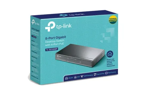 TL-SG1008P Switch Desktop 8 cổng Gigabit với 4 cổng PoE 5