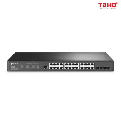 TL-SG3428 Bộ chuyển mạch được quản lý JetStream 24 cổng Gigabit L2 với 4 khe cắm SFP 1