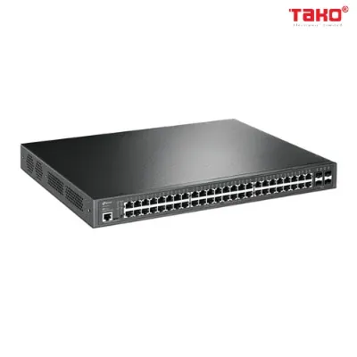 TL-SG3452P JetStream 52-Port Gigabit L2 + Managed Switch với 48-Port PoE + 2