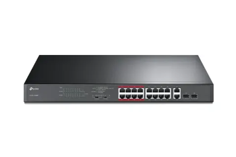 TL-SL1218MP 16-Port 10/100Mbps + 2-Port Gigabit Unmanaged PoE Switch 1