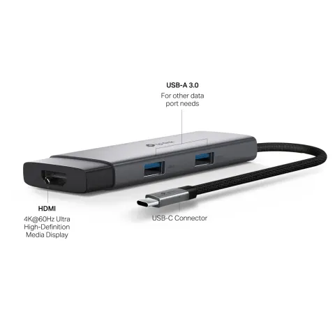 UH5020C Hub USB Type-C 5 cổng 8