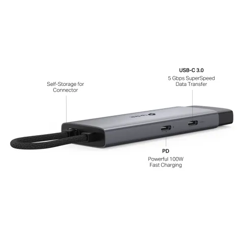 UH5020C Hub USB Type-C 5 cổng 9