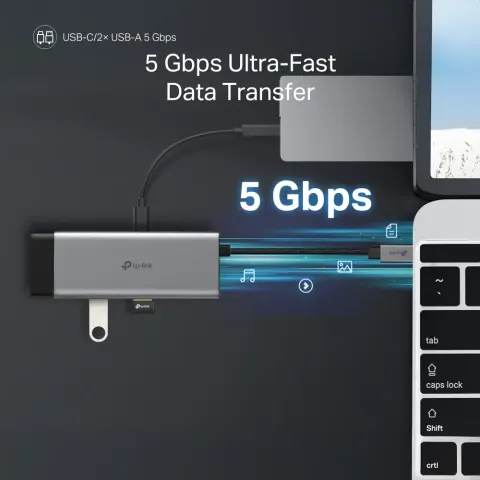 UH7020C Hub USB Type-C 7 cổng 1