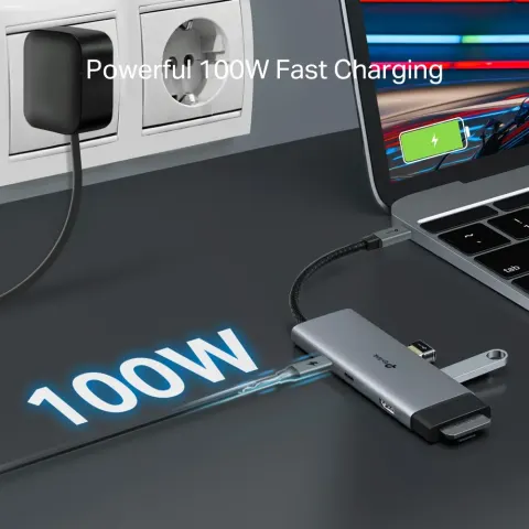 UH7020C Hub USB Type-C 7 cổng 12